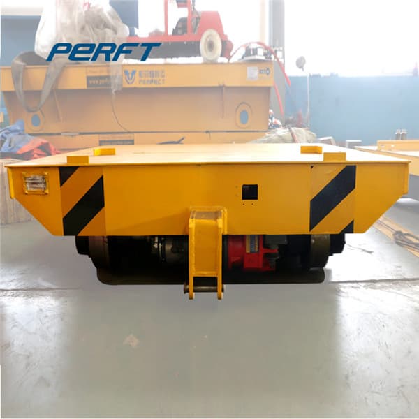 electric flat cart with flat steel deck 90t